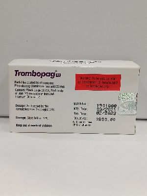 Eltrombopag Olamine Tablets 25 mg (TROMBOPAG)