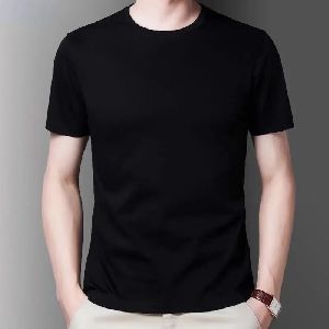 T-shirt for Men's Black and White Short Sleeves