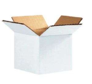 Laminated White Corrugated Box