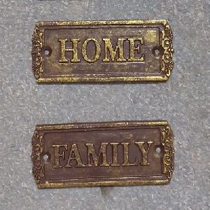 Cast Iron Name Plate
