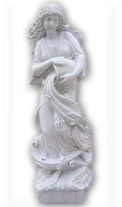 Marble Roman Lady Statue