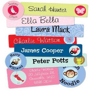 name labels