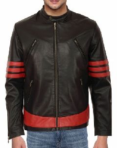 Mens Biker Leather Jacket