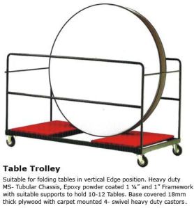 banquet table trolley