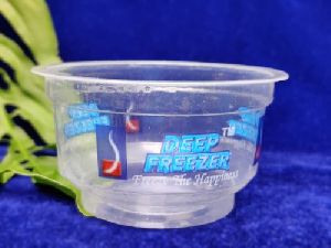 plastic ice cream cup