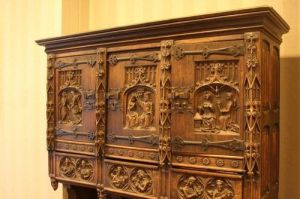 Carved Wooden Cabinet