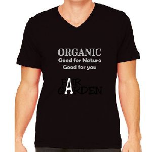 Organic Men V Neck T Shirt