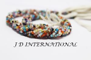 Multi Zircon Faceted Beads