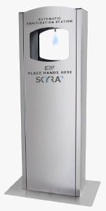 SKYRA FLOOR STAND AUTOMATIC SANITIZER DISPENSER