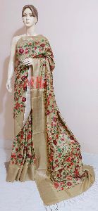 Digital print moonga saree