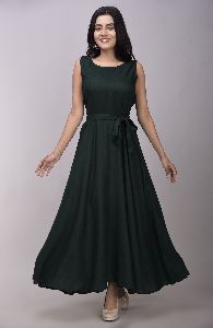 hkf Rayon Gown For Girls And Womens