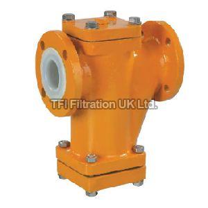 PP PFA & Rubber Lined Filter Housing