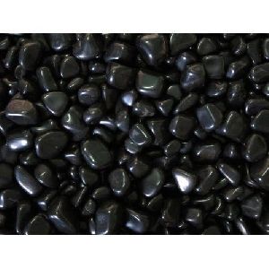 black granite pebbles