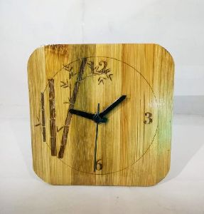 Eco-friendly Bamboo Table Clock