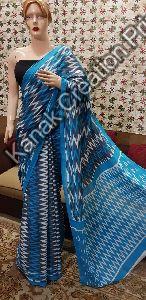 Party Wear Hand Block Printed Sarees