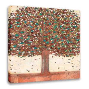 Copper Shimmer Tree | Landscape Painting