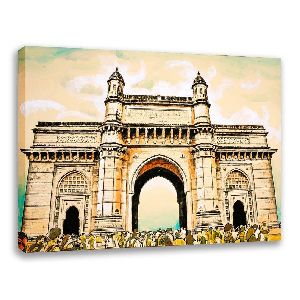 Gateway of India- Canvas Art Painting | Monuments Painting