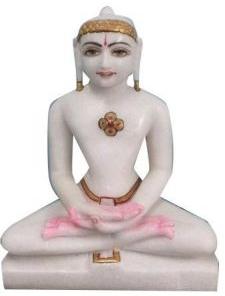 Marble Jain Mahaveer Statue