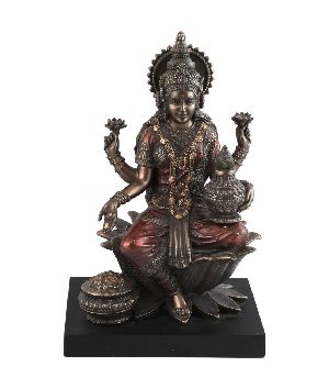 Copper Lakshmi Statue
