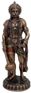 Copper Standing Hanuman Statue