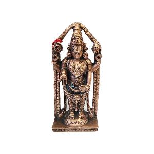 Copper Tirupati Balaji Statue