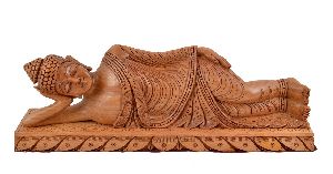 Wooden Sleeping Buddha