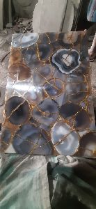 Agate stones slabs