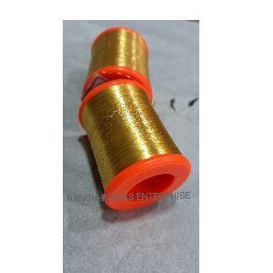 Light Gold Yellow Half Fine Zari Thread