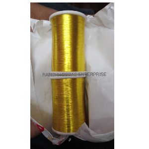 Lemon Gold Half Fine Zari Thread