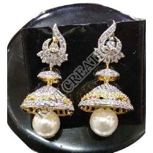 Imitation Diamond Jhumka