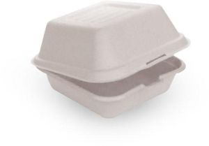 2 Compartment Bagasse Clamshell