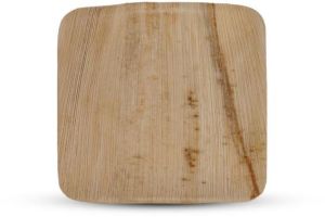 Plain Square Areca Leaf Plate