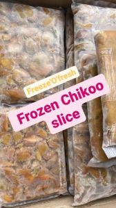 Frozen chiku slice