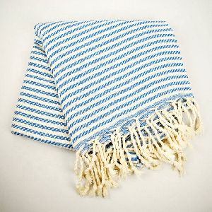 Eco-friendly 100% Cotton Handwoven Throw Blanket