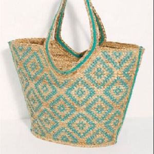 Hand Woven Cheap Braided Natural Jute Handbags
