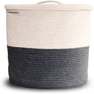 Handmade Collapsible Cotton Crochet Basket