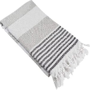 Soft Multi Purpose Hammam Cotton Fouta Turkish Bath Towel with Fringes