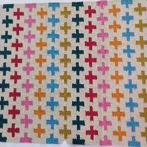 Vintage Handloomed Multi Color Cotton Rugs