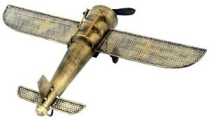 Iron Aeroplane Wall Decor
