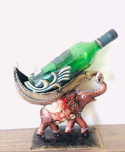 Iron Elephant Bottle Stand