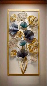 Iron Iris Frame Wall Decor