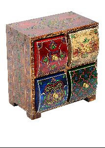Iron Traditionally Designed 4 Drawer Box