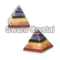Saven chakra crystal  Pyramid