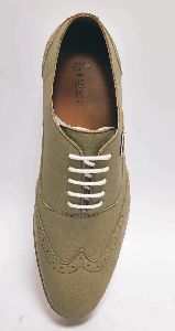 Men Light Green Formal Shoes