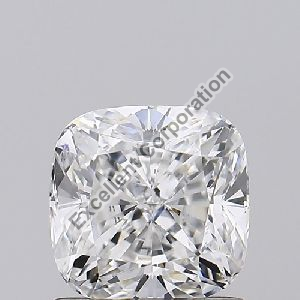 Cushion Shape 1.03ct Diamond D SI1 IGI Certified Lab Grown HPHT