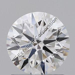 CVD Round Shape 1.03ct Diamond E VS1 IGI Certified Lab Grown