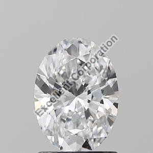 Oval Shape HPHT 1.07ct Diamond D VS1 IGI Certified Lab Grown