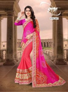 Bandhani Sarees