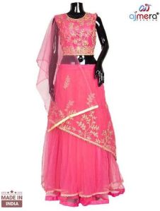 Silk and Net Lehenga Choli