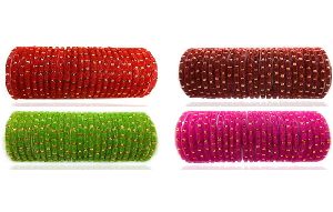 Velvet Glass Bangles PO 96